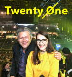 Amy und Andreas beim Konzerterlebnis in Berlin, beim Besuch der Twenty One Pilots