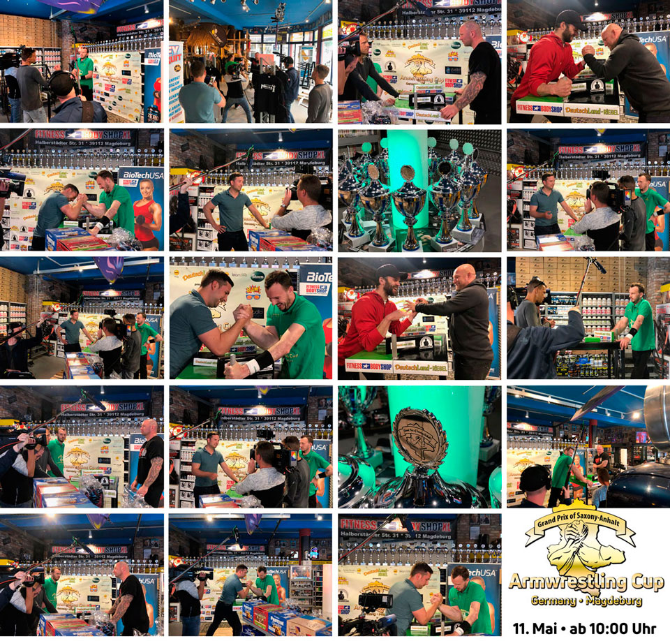 Armwrestling Cup Germany Magdeburg, Generalprobe, heute