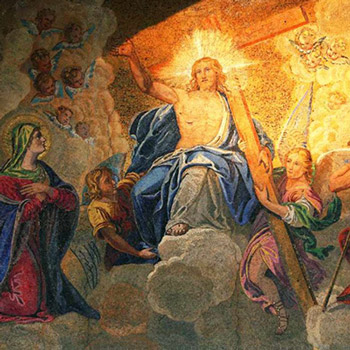 Christi Himmelfahrt, Mosaik in der Basilika des heiligen Markus