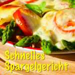 Spargelgericht, Essen, Rezept, Spargelbrot, Pesto, pochiertes Ei