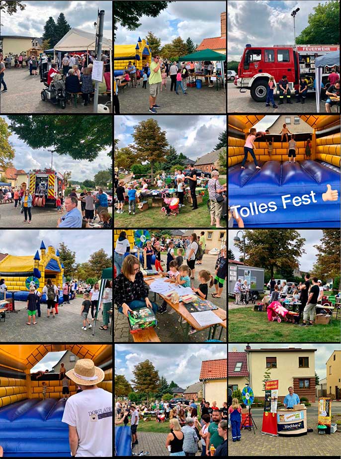 Sommerfest, Dorffest, Angern, Deutschland-Riegel, Dorfladen Schröter